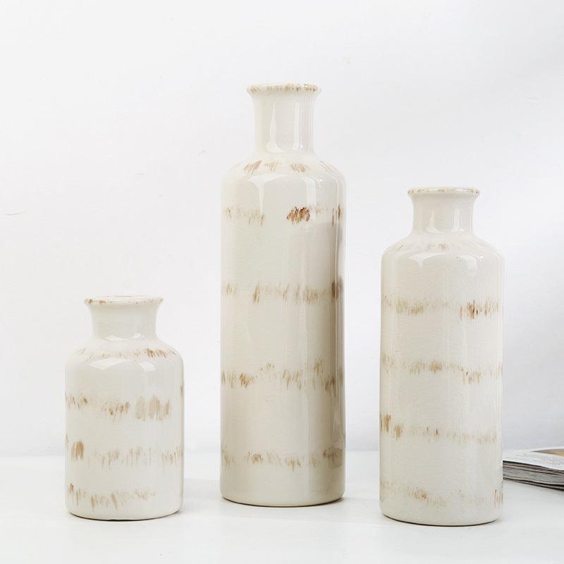 Simple European Ceramic Vase For Home Decoration - Pacisia