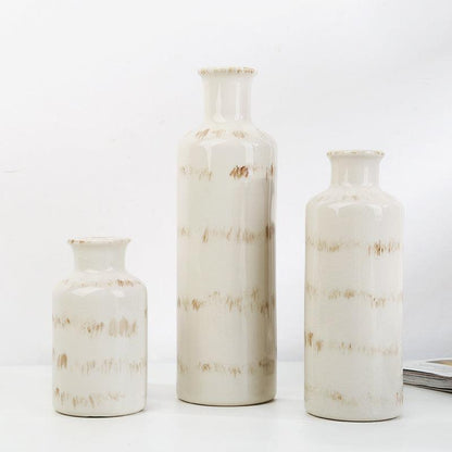 Simple European Ceramic Vase For Home Decoration - Pacisia