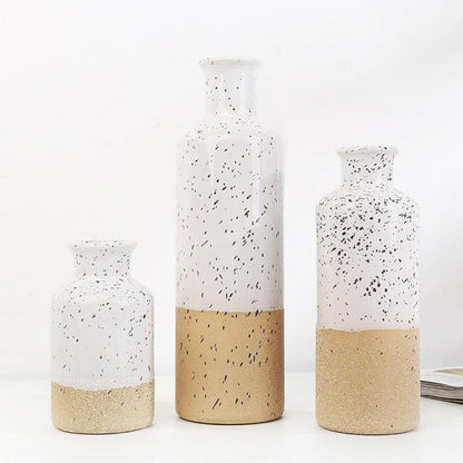 Simple European Ceramic Vase For Home Decoration - Pacisia