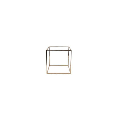 Simple Modern Glass Vase Living Room Coffee Table Metal Frame - Pacisia