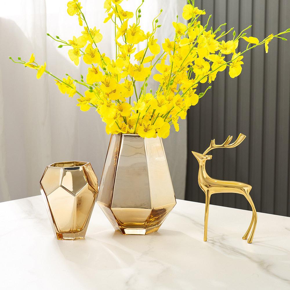 Simple Modern Restaurant Dried Flower Simulation Glass Vase - Pacisia