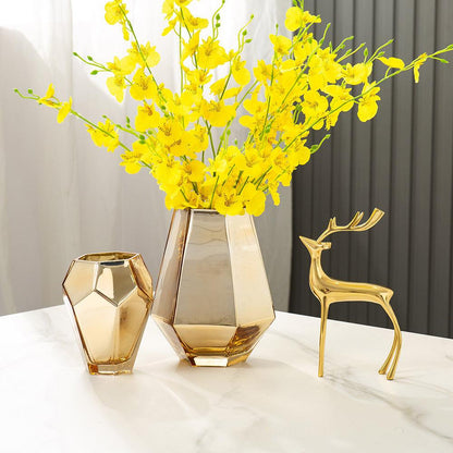 Simple Modern Restaurant Dried Flower Simulation Glass Vase - Pacisia
