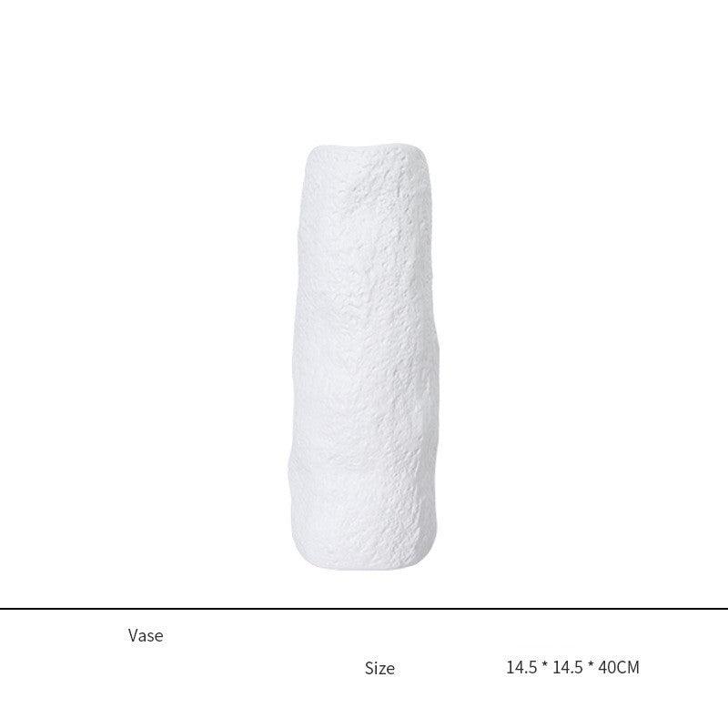 Simple Nordic Handmade Ceramic Creative Natural Vase - Pacisia