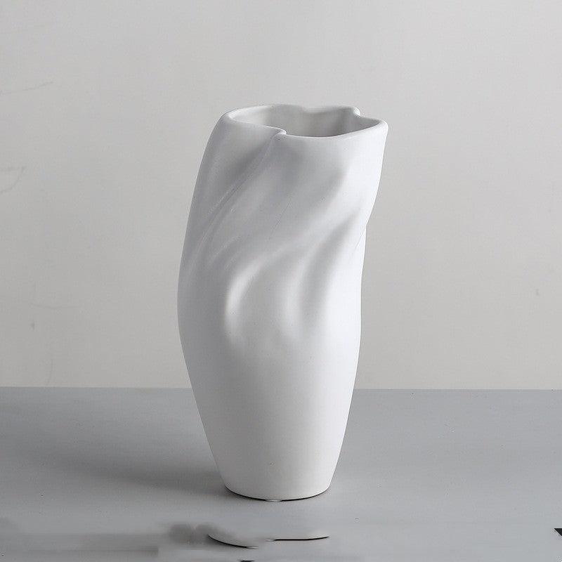Simple Nordic Morandi Ceramic Vase Ornaments - Pacisia