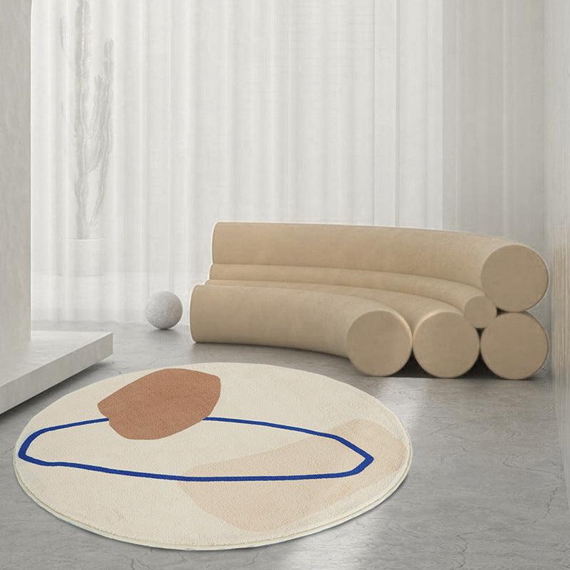 Simple Round Carpet For Home Bedroom - Pacisia