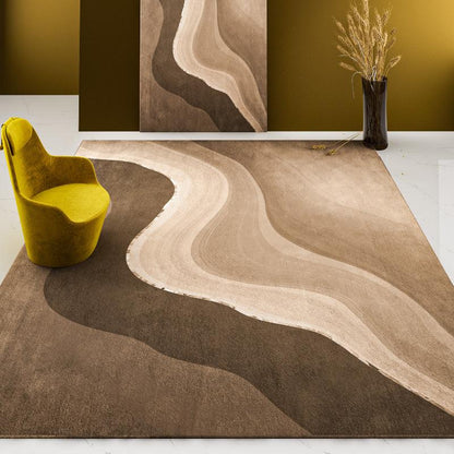 Simple Solid Color Easy To Care Table Carpet Home Sofa Bedroom Floor Mat - Pacisia
