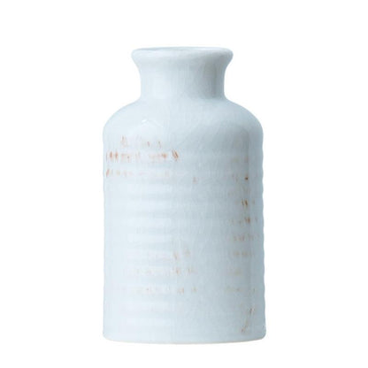 Simple Style Retro Ice-cracking Ceramic Small-mouth Vase - Pacisia