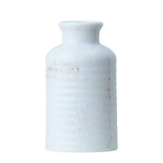 Simple Style Retro Ice-cracking Ceramic Small-mouth Vase - Pacisia