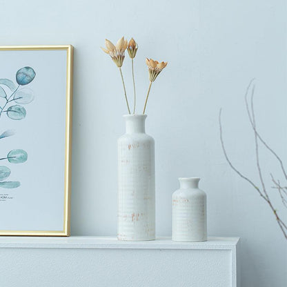 Simple Style Retro Ice-cracking Ceramic Small-mouth Vase - Pacisia