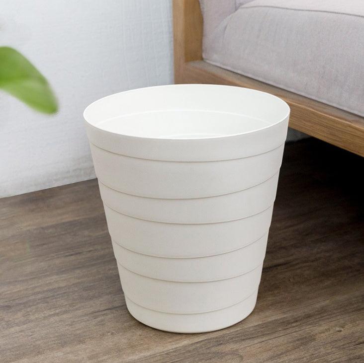 Simple trash can living room bedroom household trash can paper kitchen without lid trash - Pacisia