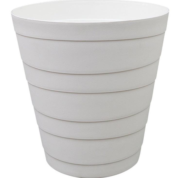 Simple trash can living room bedroom household trash can paper kitchen without lid trash - Pacisia