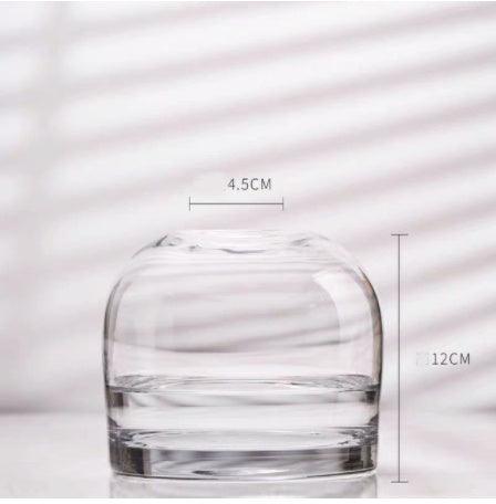 Simple Vase Creative Glass Living Room Dining Table Home Vase Vase - Pacisia