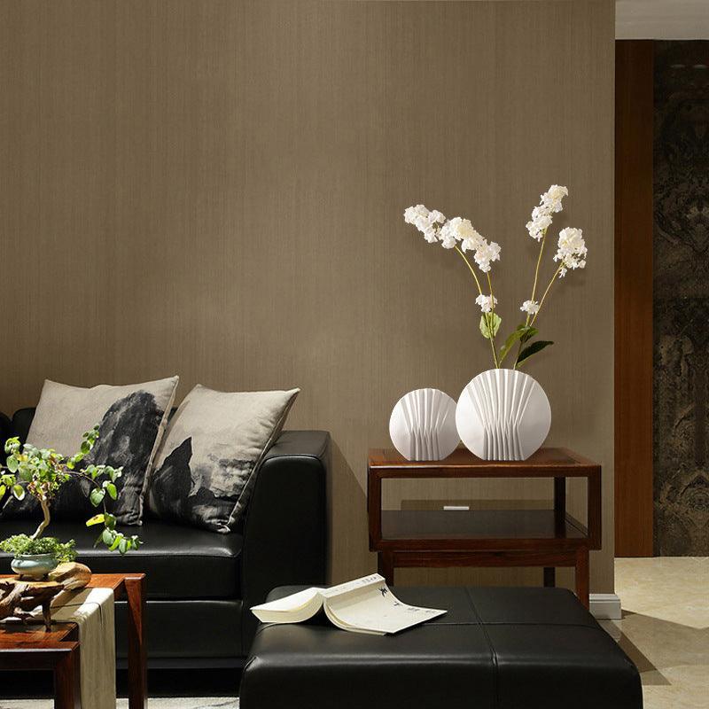 Simple White Shell Ceramic Vase Decoration - Pacisia
