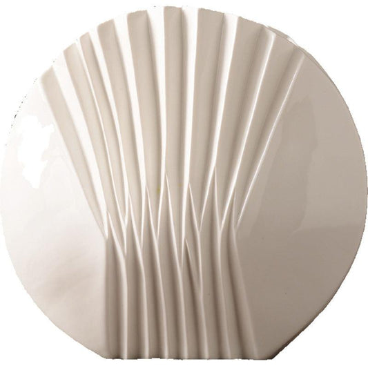Simple White Shell Ceramic Vase Decoration - Pacisia