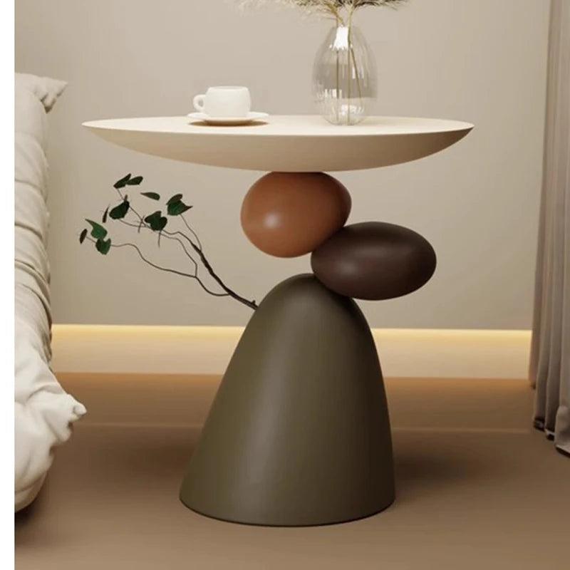 Small Japanese Luxury Coffee Tables Unusual Entryways Modern Corner Coffee Table Cute Round Mesa De Centro Living Room Furniture - Pacisia