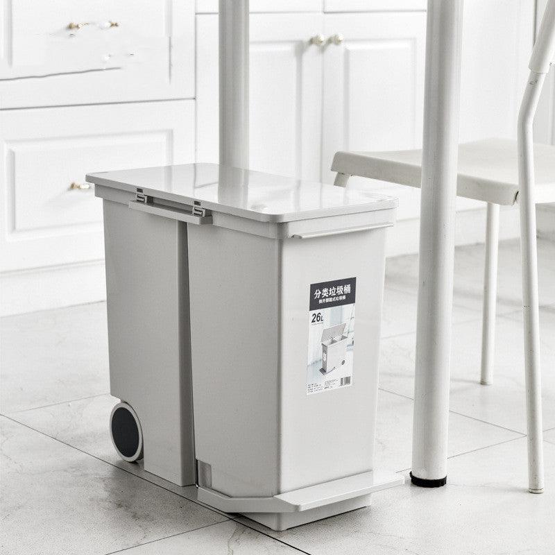 Sorting Trash Bin Household Covered - Pacisia