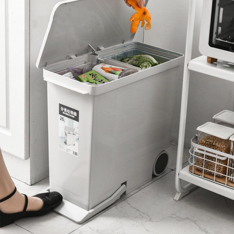 Sorting Trash Bin Household Covered - Pacisia