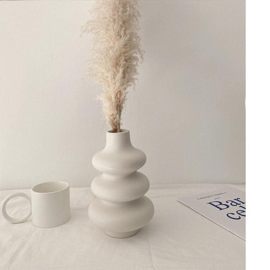 Special-Shaped Circle Circle Vase Michelin Flower Insert Ins - Pacisia