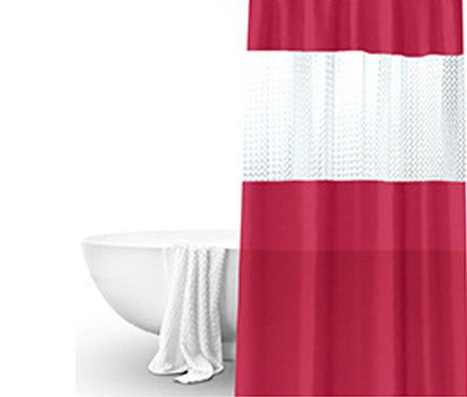 Splicing Translucent Waterproof Mildew Proof Bathroom Bath Shower Partition Curtain - Pacisia