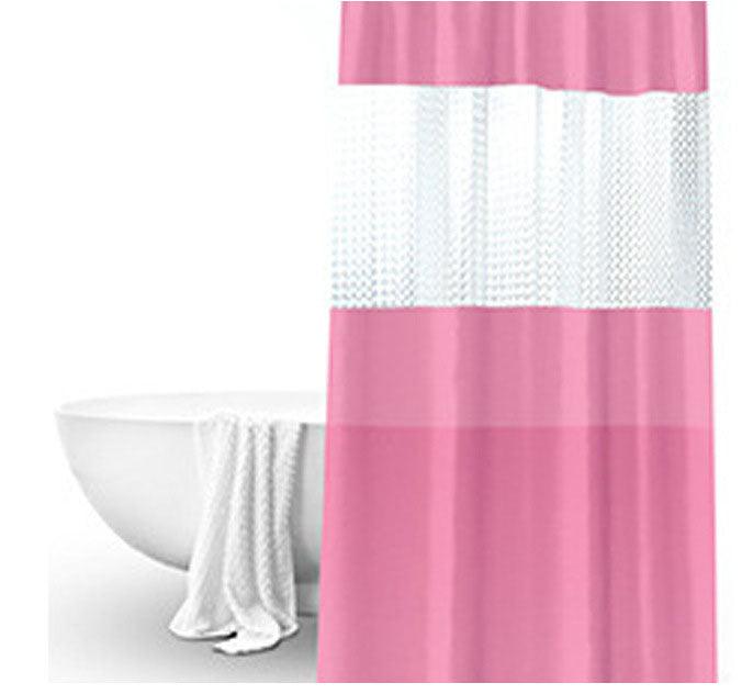 Splicing Translucent Waterproof Mildew Proof Bathroom Bath Shower Partition Curtain - Pacisia