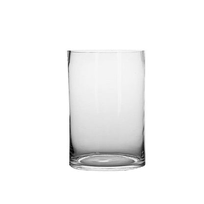 Straight Vase Glass Transparent Large Flower Arrangement Water - Pacisia