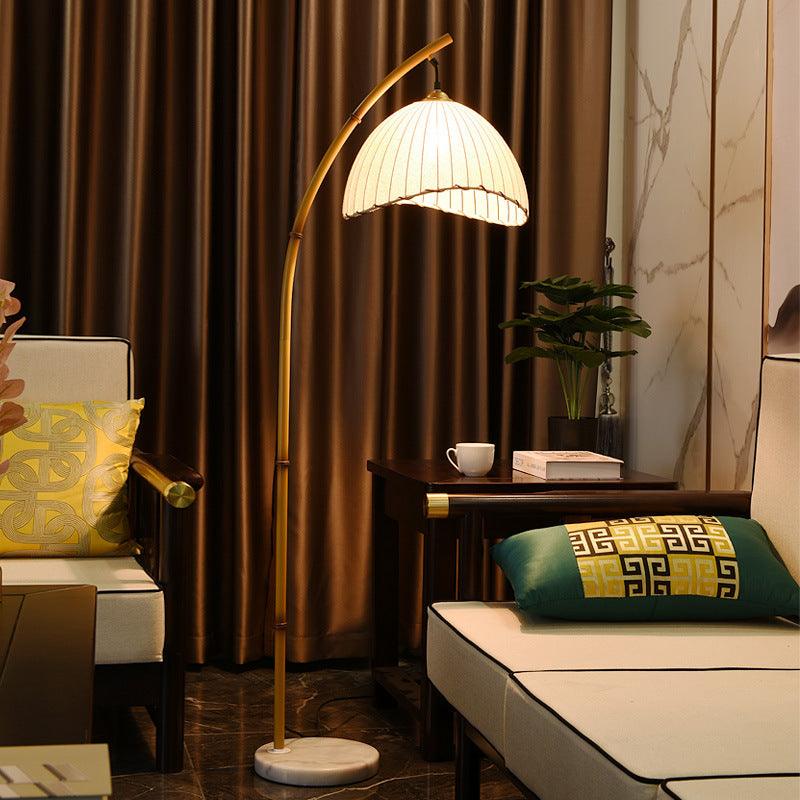 Study Bedroom Bed Bamboo Floor Lamp - Pacisia