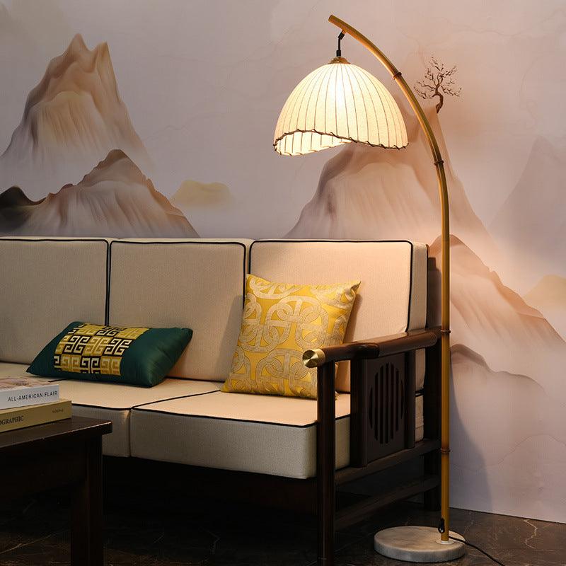Study Bedroom Bed Bamboo Floor Lamp - Pacisia