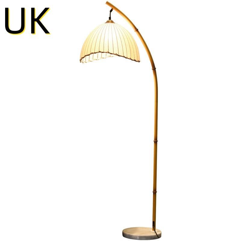 Study Bedroom Bed Bamboo Floor Lamp - Pacisia