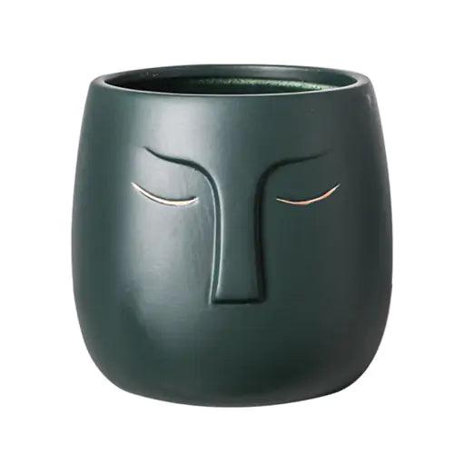 Ceramic Face Living Room Vase - Pacisia