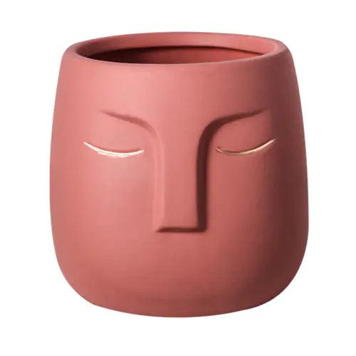 Ceramic Face Living Room Vase - Pacisia
