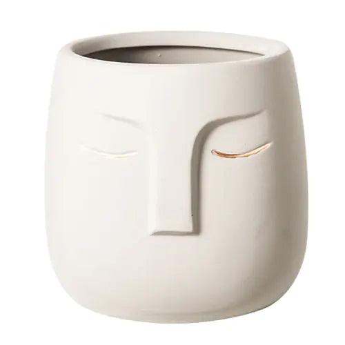 Ceramic Face Living Room Vase - Pacisia