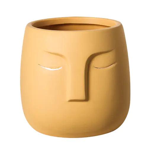 Ceramic Face Living Room Vase - Pacisia