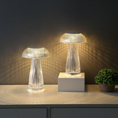 Creative Crystal Lamp Jellyfish Table Lamp Light Luxury Touch Decoration Home Decor - Pacisia