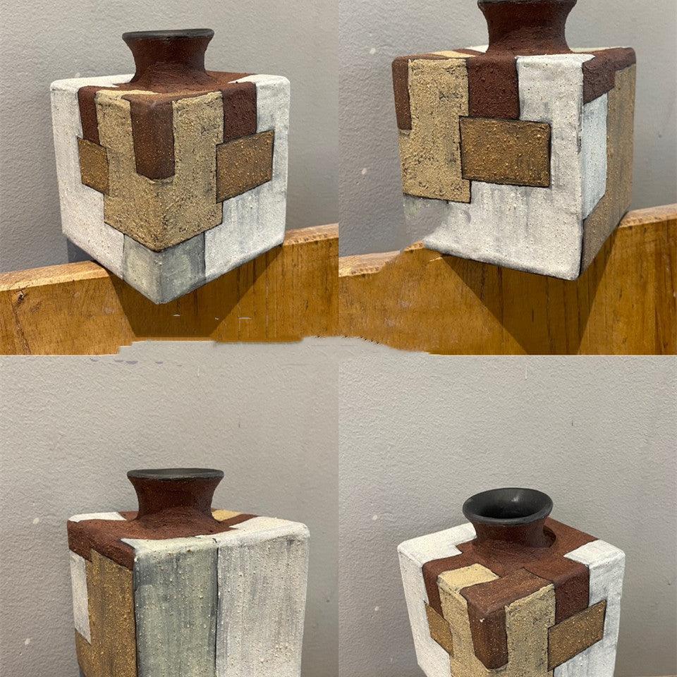 Succulent Rough Pottery Handmade Vase Flower Pot - Pacisia