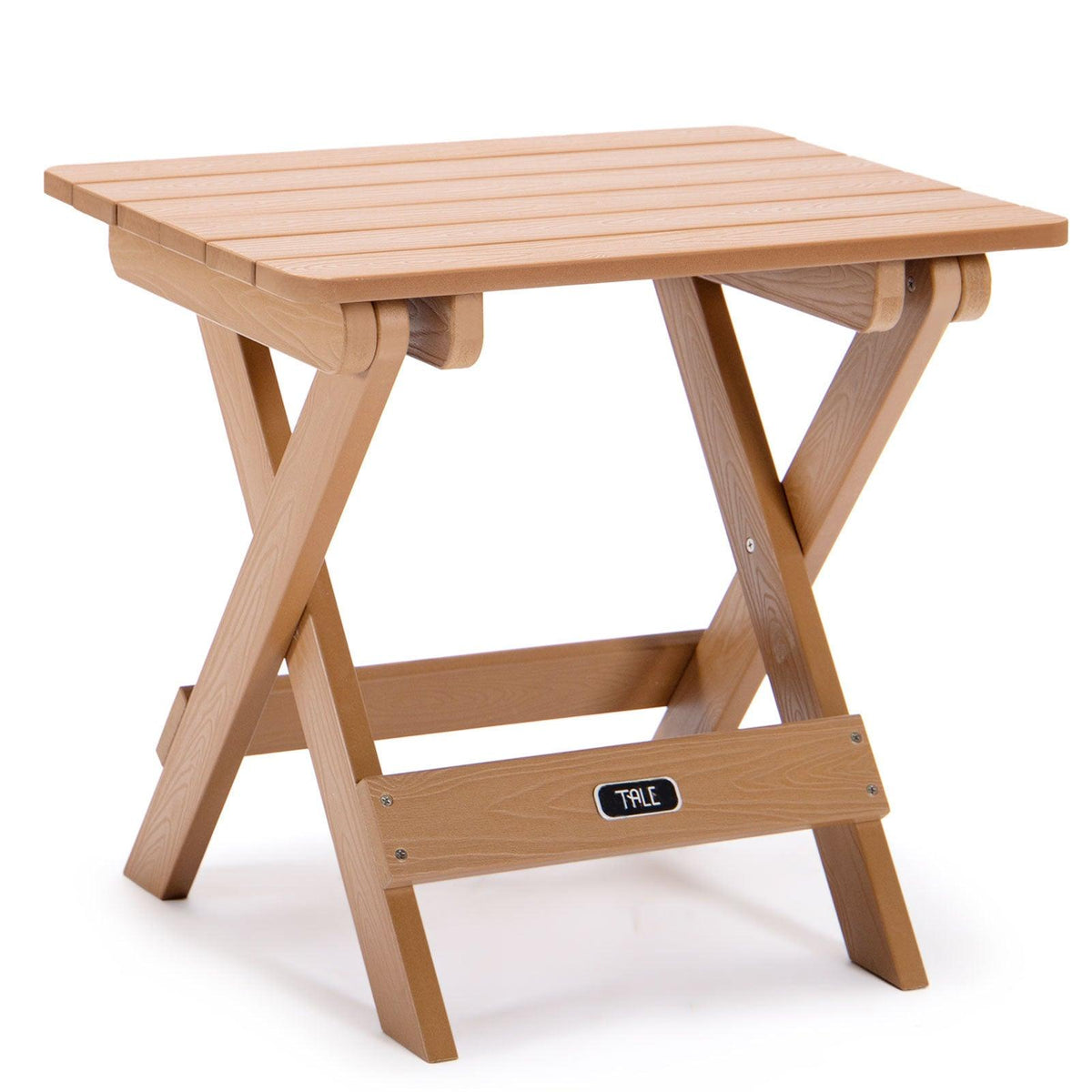 TALE Adirondack Portable Folding Side Table Square All-Weather And Fade-Resistant Plastic Wood Table Perfect For Outdoor Garden, Beach, Camping, Picnics,Ban Amazon - Pacisia