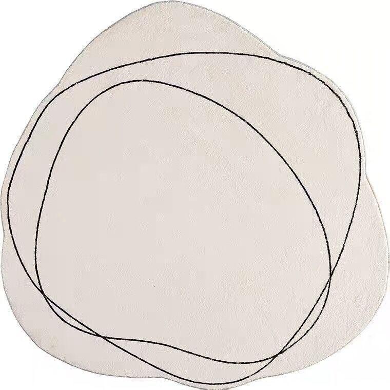 Thickened Cashmere Bedroom Carpet Living Room Sofa Round Blanket - Pacisia