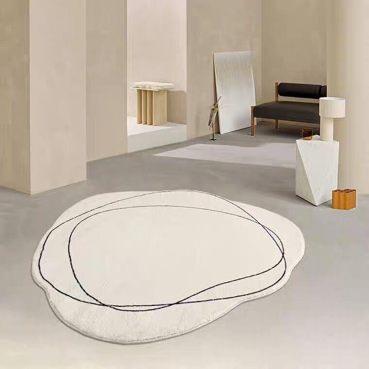 Thickened Cashmere Bedroom Carpet Living Room Sofa Round Blanket - Pacisia