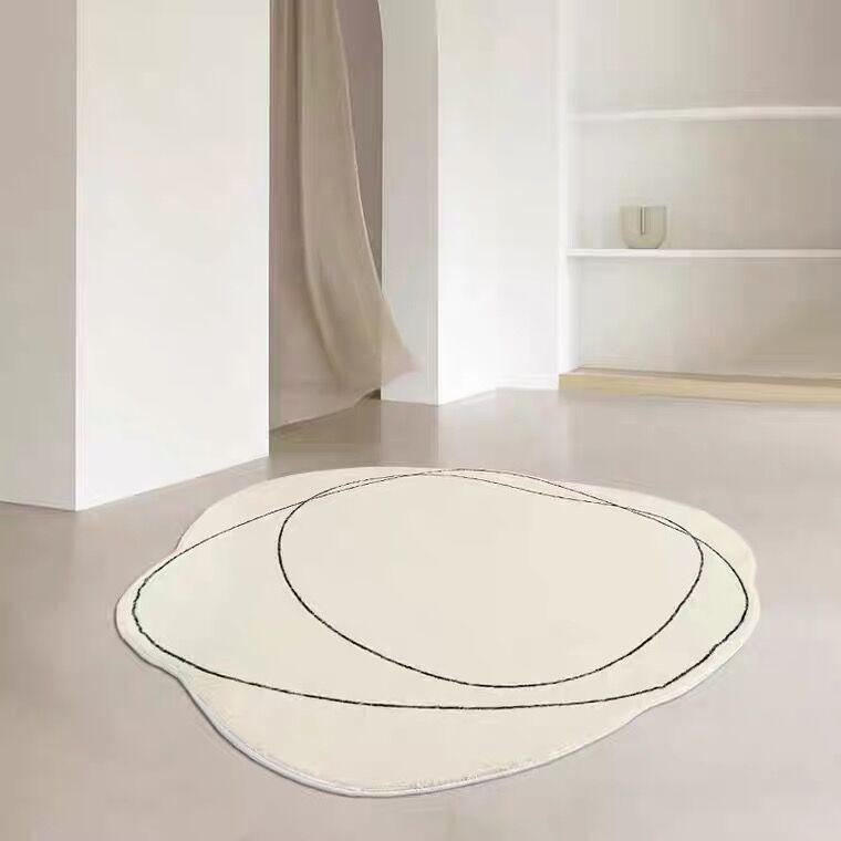 Thickened Cashmere Bedroom Carpet Living Room Sofa Round Blanket - Pacisia