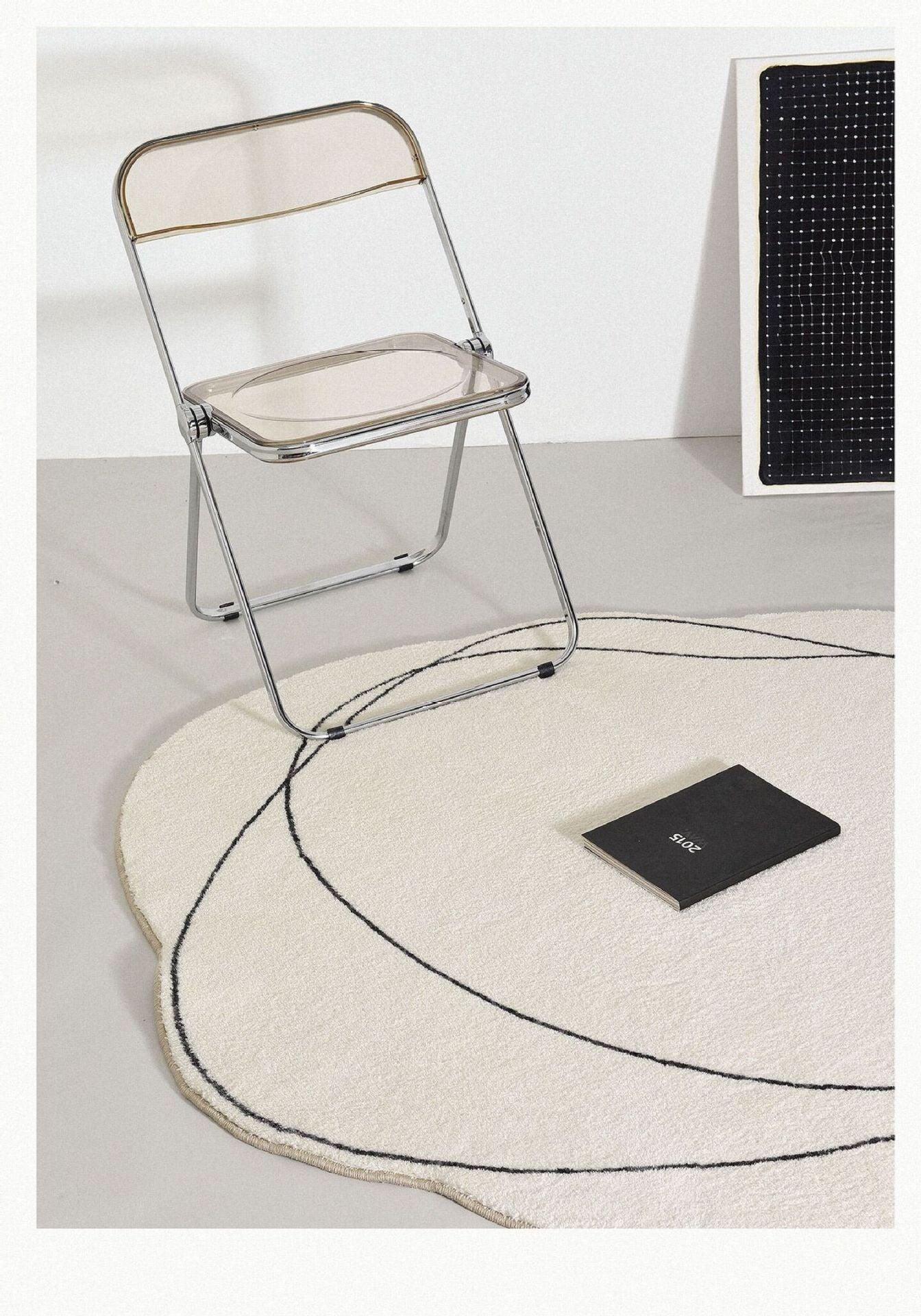 Thickened Cashmere Bedroom Carpet Living Room Sofa Round Blanket - Pacisia