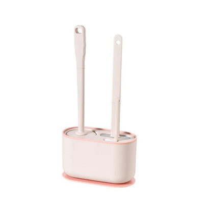 Three-in-one Long-handled Soft Rubber Toilet Brush - Pacisia