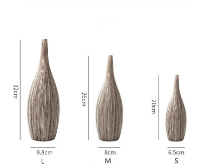 Three-line Thin Mouth Vase Decoration - Pacisia