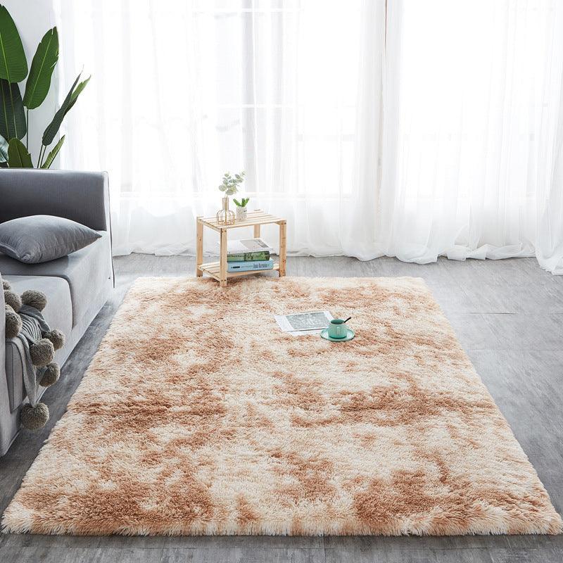 Tie-dyed Wool Carpets, Living Room Plain PV Pile Carpets - Pacisia