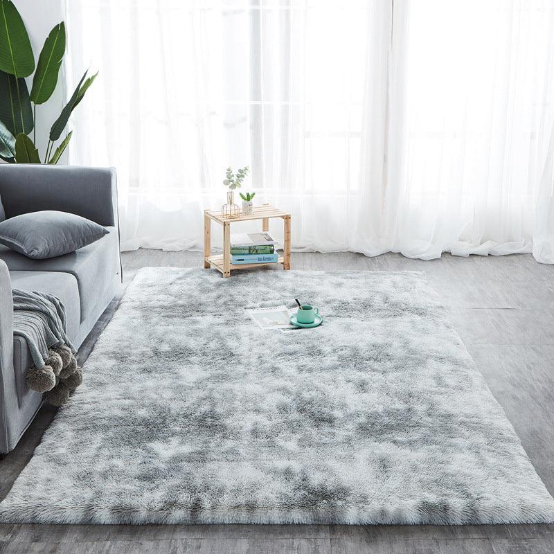 Tie-dyed Wool Carpets, Living Room Plain PV Pile Carpets - Pacisia