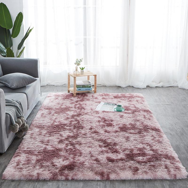 Tie-dyed Wool Carpets, Living Room Plain PV Pile Carpets - Pacisia