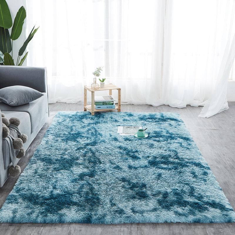 Tie-dyed Wool Carpets, Living Room Plain PV Pile Carpets - Pacisia
