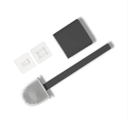 Toilet Soft Glue Dead Corner Cleaning Toilet Gap Long Handle Toilet Toilet Brush - Pacisia
