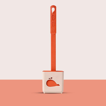 Toilet Soft Glue Dead Corner Cleaning Toilet Gap Long Handle Toilet Toilet Brush - Pacisia