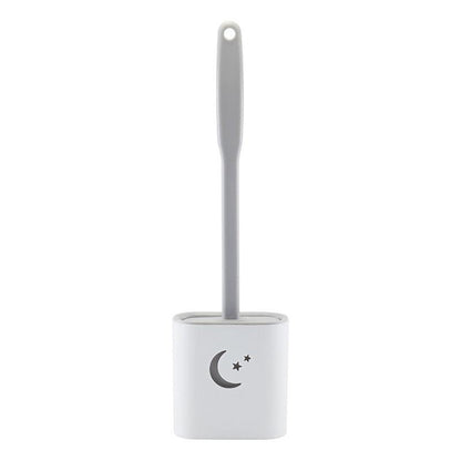 Toilet Soft Glue Dead Corner Cleaning Toilet Gap Long Handle Toilet Toilet Brush - Pacisia