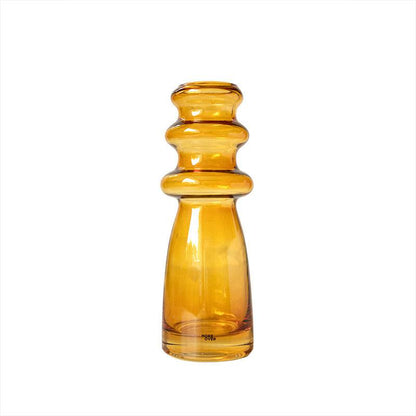 Transparent Glass Vase With Dried Flowers And Hydroponic Decoration - Pacisia