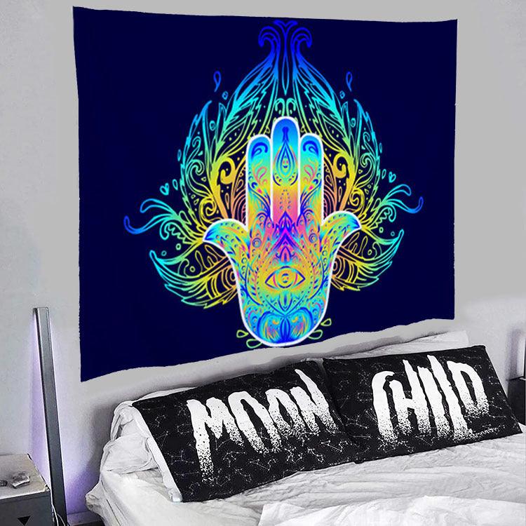 Trendy Home Decor Psychedelic Print Tapestry - Pacisia